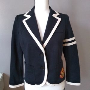 Pink Victoria Secret navy jacket, M